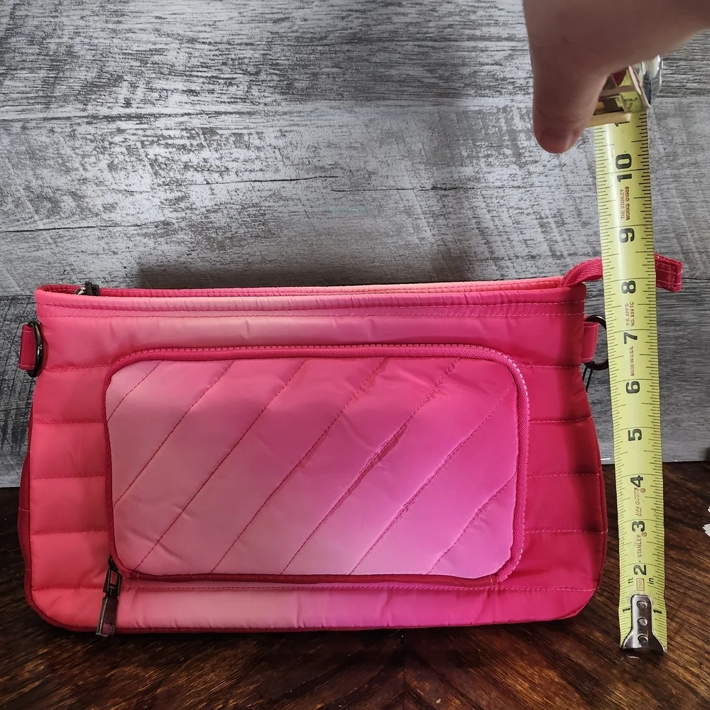 NWT Think Royln Pink Ombre Quilted Large Crossbody